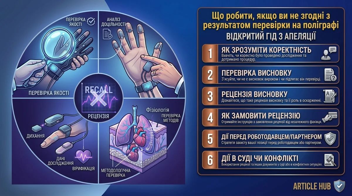 як оскаржити висновки поліграфа